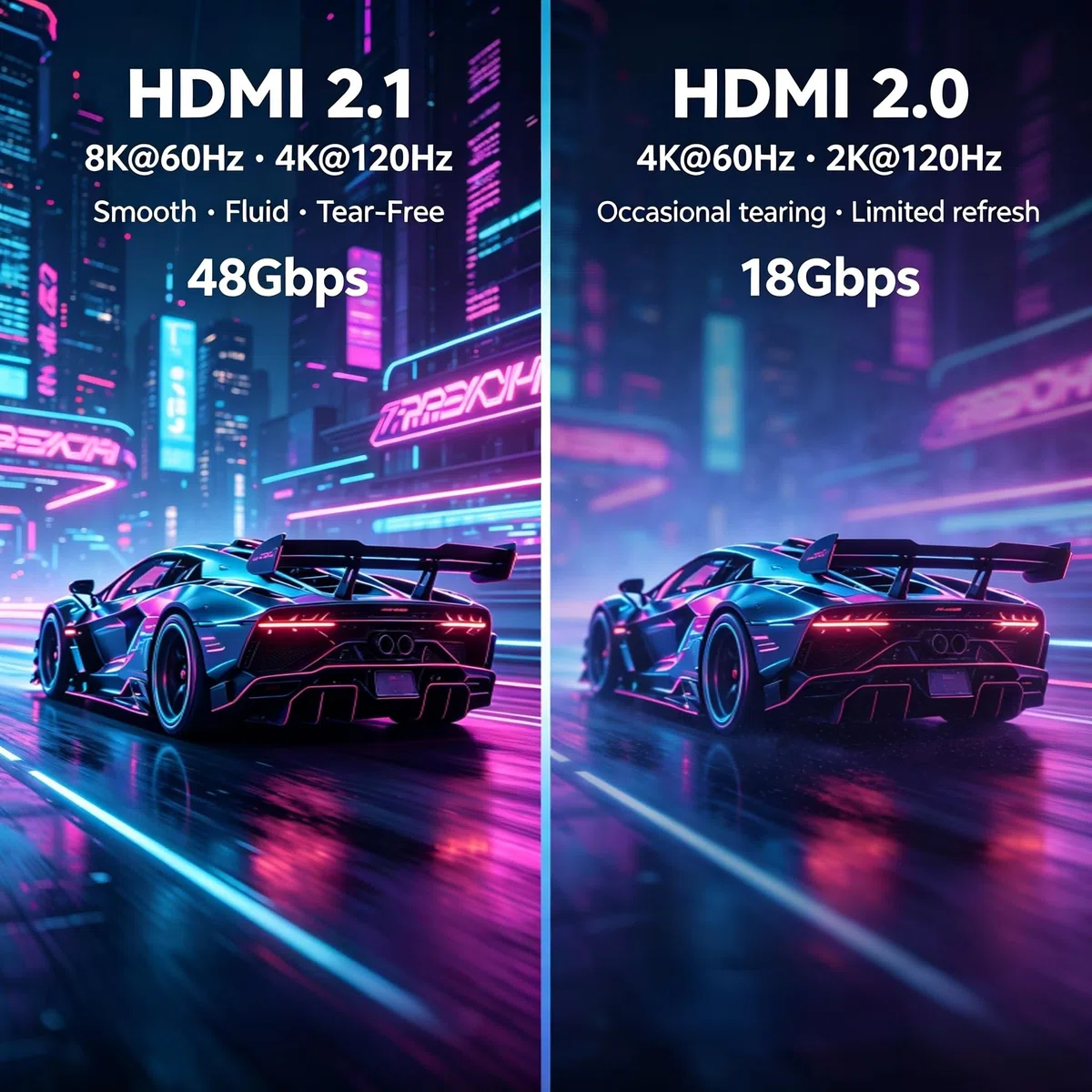 Lot de 20 câbles HDMI 2.1 8K de 3 m certifiés 48 Gbit/s ultra haut débit, 10K 8K @ 100 Hz, 4K @ 120 Hz, HDCP 2.2 et 2.3 eARC HDR 10 Dolby DTS:X, compatible avec PS5/Blu-ray/HDTV/Roku TV/Switch 2/Mac