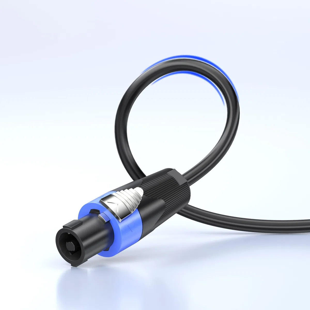 3M Speakon Câble de haut-parleur 15AWG 2 Conducteurs Wire avec Twist Lock pour DJ/PA Heavy Duty Audio Amplificateur, M-M