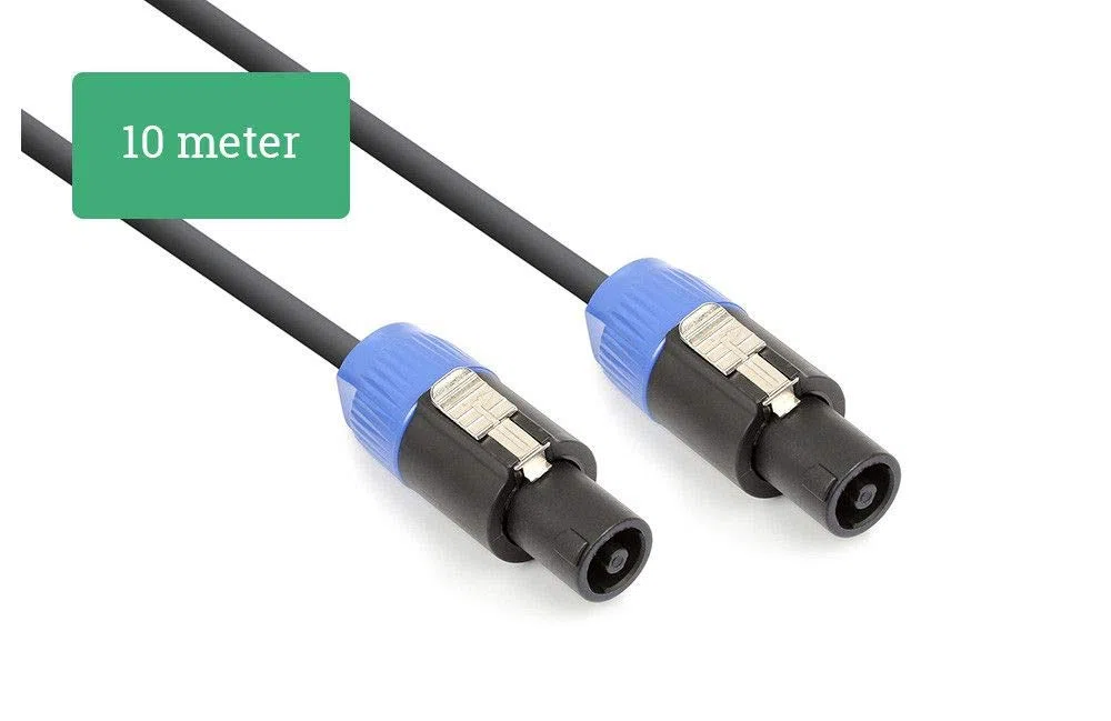 VONYX Câble Audio Cordon Haut-Parleur NL2 - NL2-10m - Idéal pour Relier vos Enceintes de Sonorisation