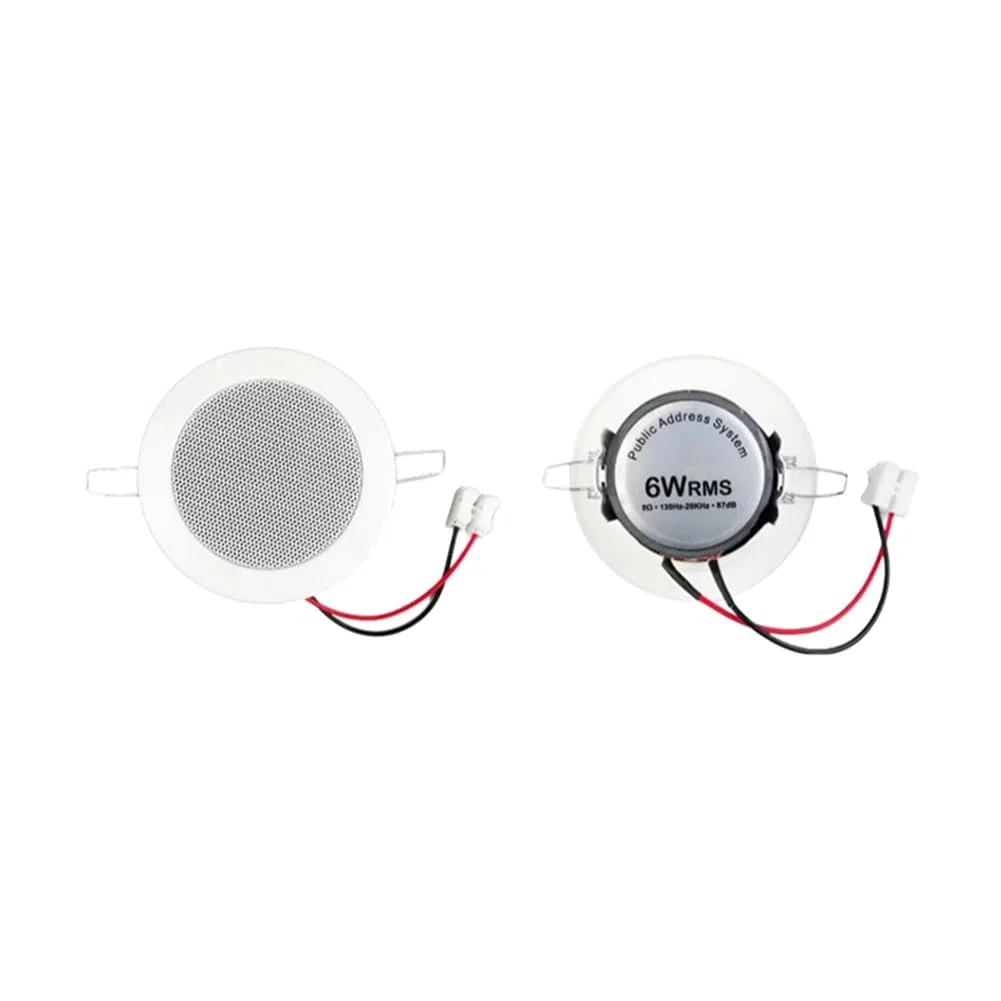 Haut-Parleur Miniature de 3 Pouces à Impédance Constante, Haut-Parleur Encastré Étanche pour Plafond, Haut-Parleur de Plafond