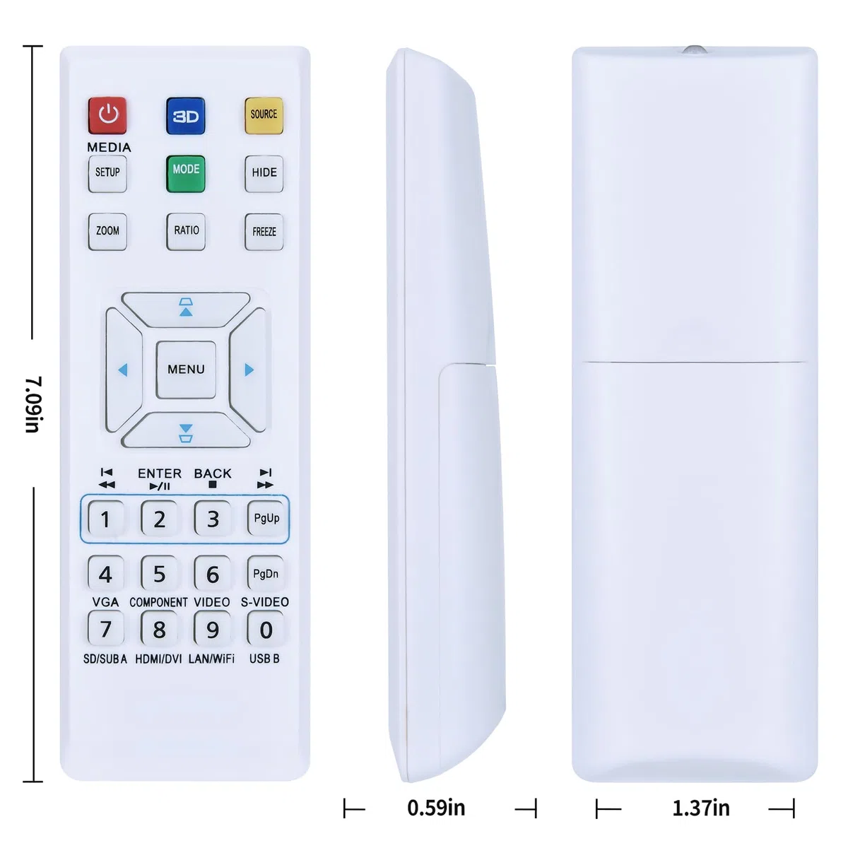 Télécommande de rechange pour vidéoprojecteur Acer E-26281 AS211