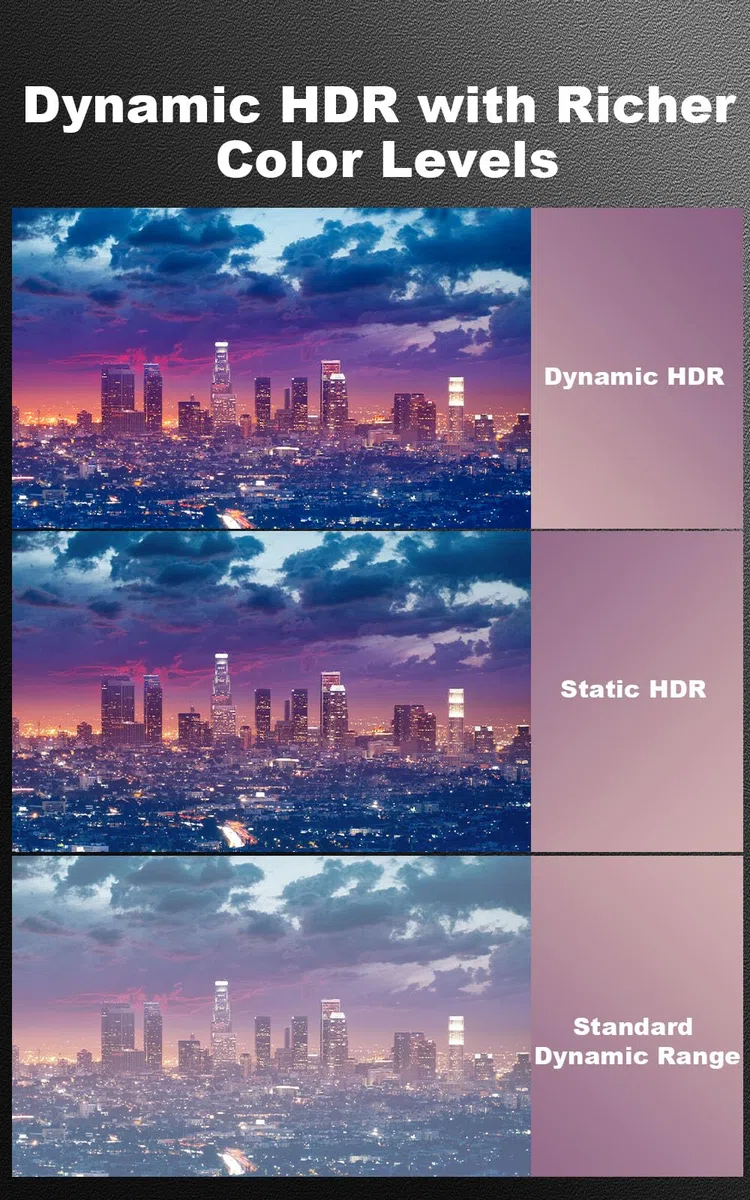 Câble HDMI 2.1 8K long de 9,1 m, câble HDMI en fibre optique tressé, câble HDMI actif haute vitesse, 48 Gbit/s, 8K @ 60 Hz 4K @ 120 Hz, HDR dynamique, eARC, HDCP 2.2 et 2.3, 3D, pour écran HDTV jeu