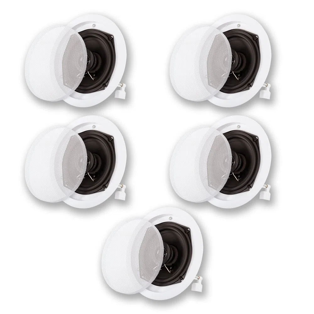 Acoustic Audio R191 R191-5S Ensemble de 5 Haut-parleurs 2 Voies Home Cinéma 1000 W