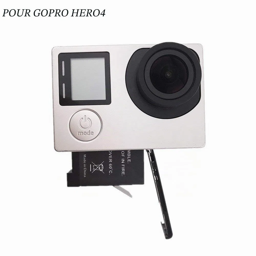 Suptig Lot de 2 batteries et chargeur Daul pour Gopro Hero 4 Black Gopro HEROR4 Silver et AHDBT-401