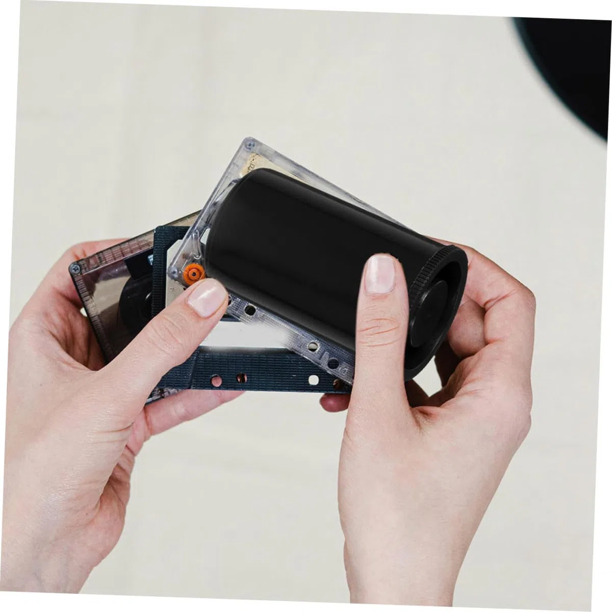 Boîtes de Pellicule Photo Noires en Abs, Lot de 20 Pièces, Design Compact et Portable avec Couvercles, pour Rangement Sécurisé des Films en Rouleau