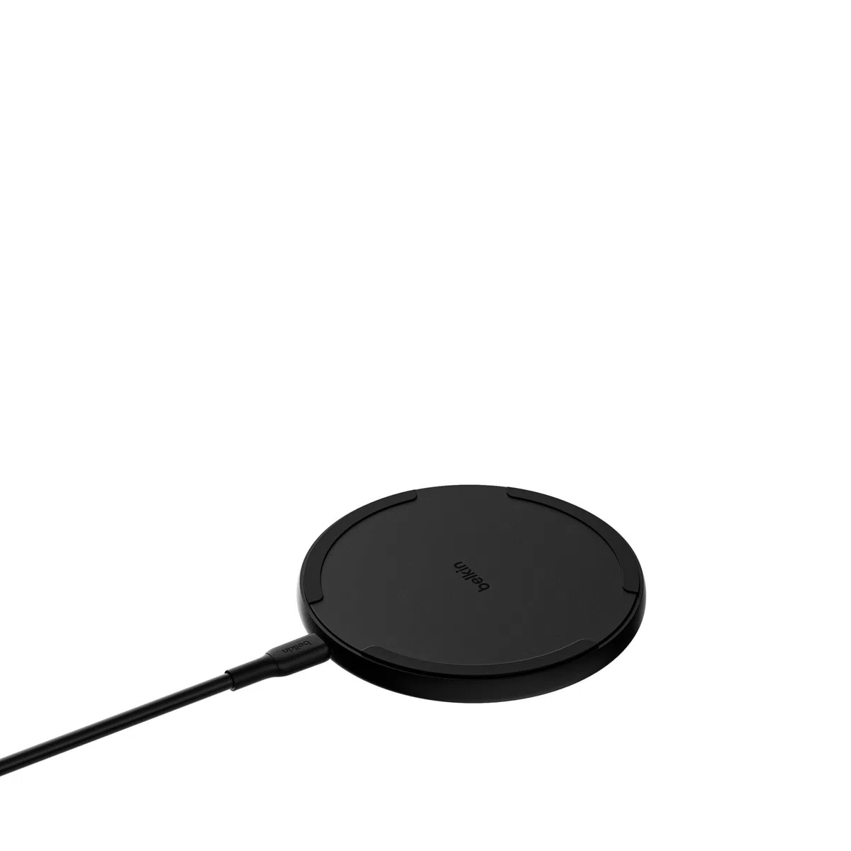 Belkin Chargeur sans Fil de 15 W, Station de Charge pour iPhone 16, iPhone 15/14/13 Series, AirPods, Samsung Galaxy S25, Galaxy S24, Pixel - Câble Inclus (sans Source d'alimentation) - Noir