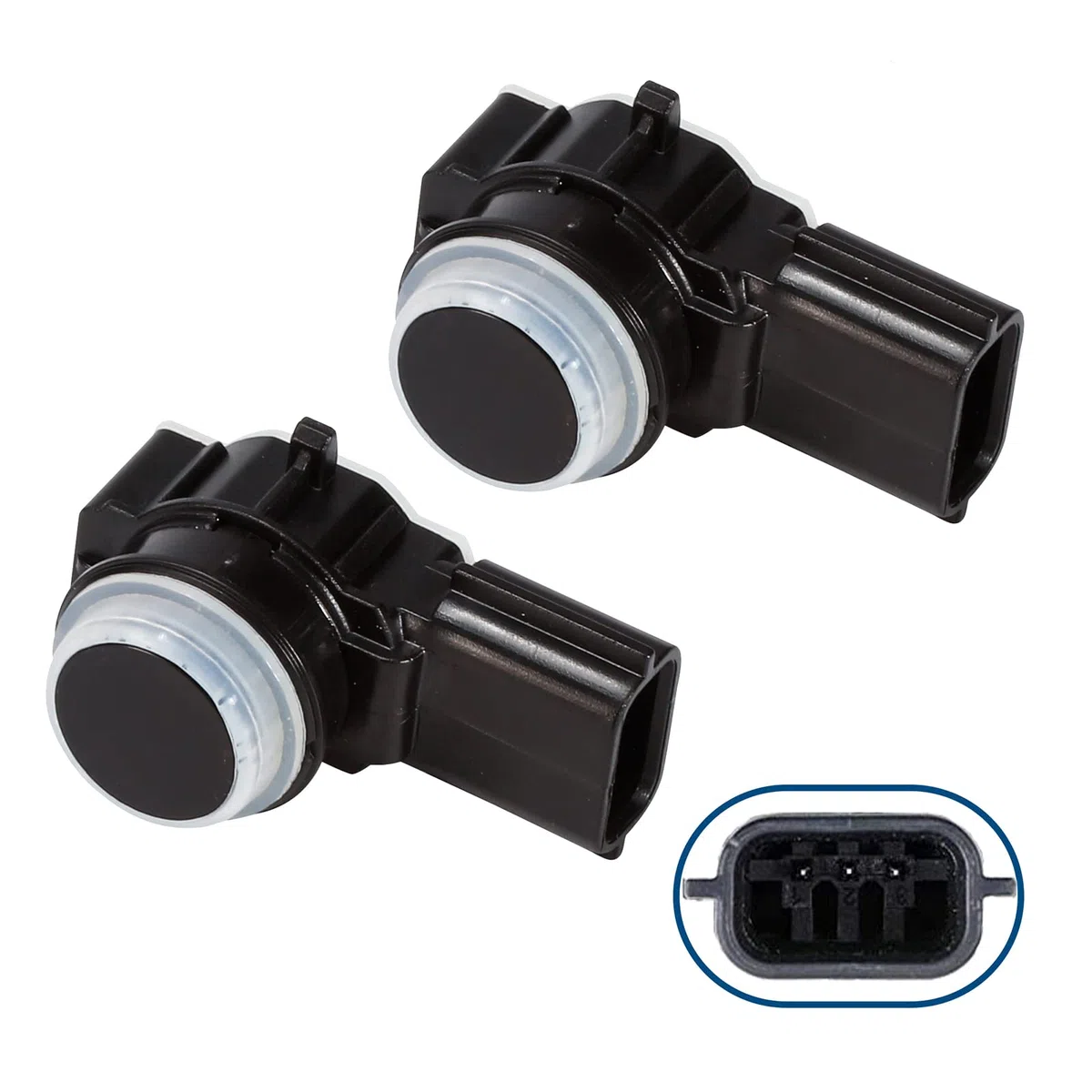 (Lot de 2) Capteurs Radar de Recul Aide Stationnement Arrière compatible pour CLIO IV KADJAR - 253A44955R 0263023998