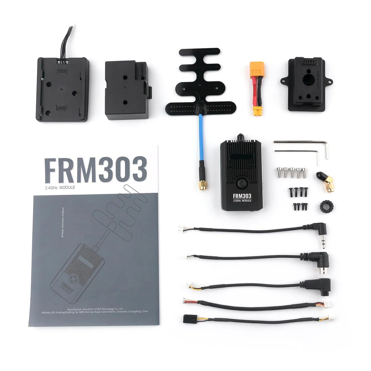 GOWENIC Module RF 2,4GHz 18CH AFHDS 3 Longue Portée pour Émetteur RC