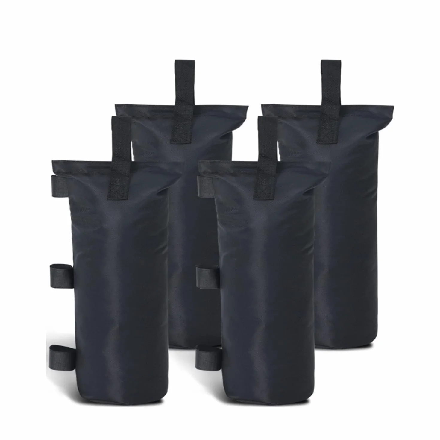 Lot de 4 poids pour tonnelle, sac de sable Oxford 800D, sacs de sable, sacs de poids, rechargeables, réutilisables, pour tonnelle, tente, tonnelle pliante