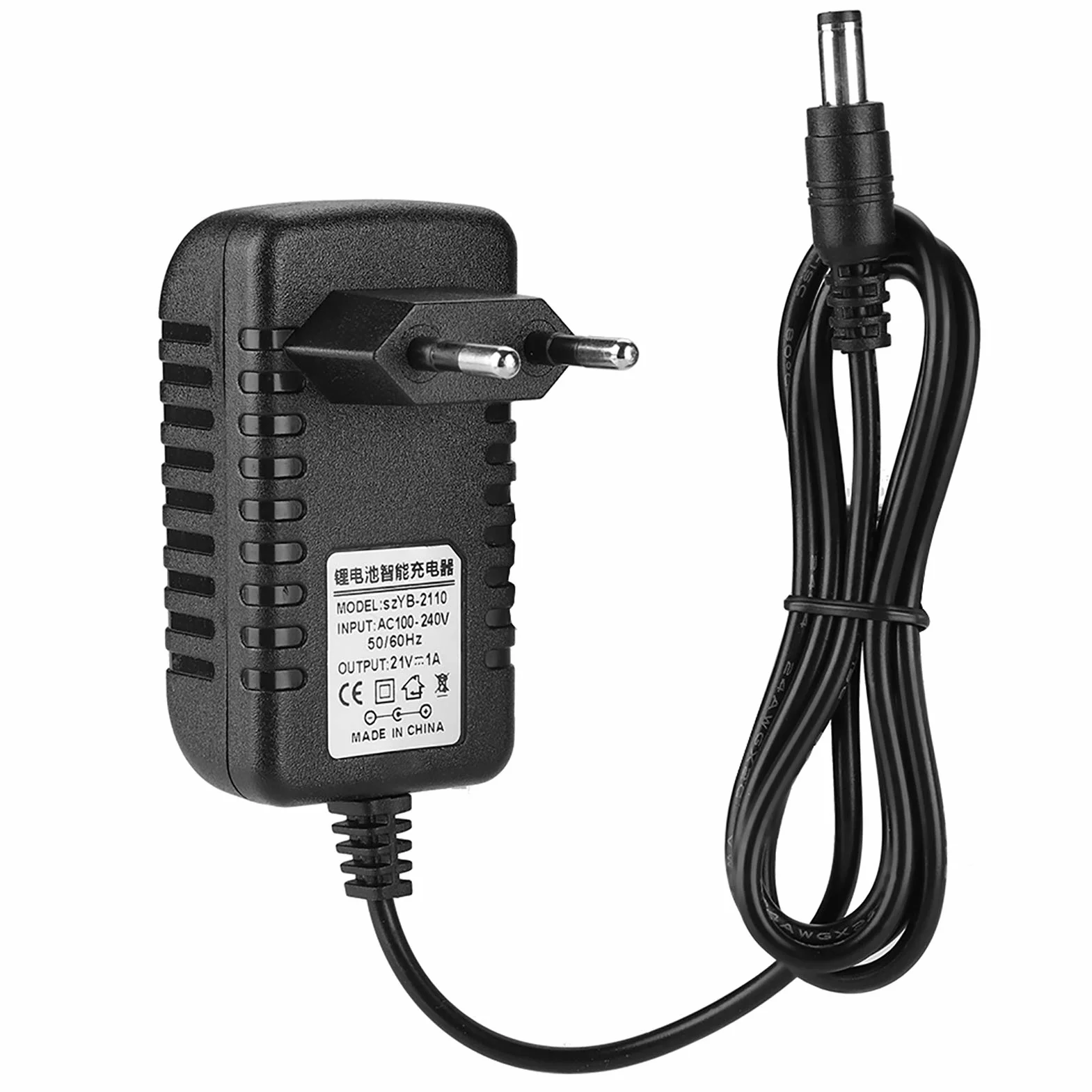 Remplacement de L'Adaptateur de Chargeur de Batterie au Lithium 21V 1A, Adaptateur de Chargeur Li ION à Chargement Rapide avec Protections Multi-Niveaux