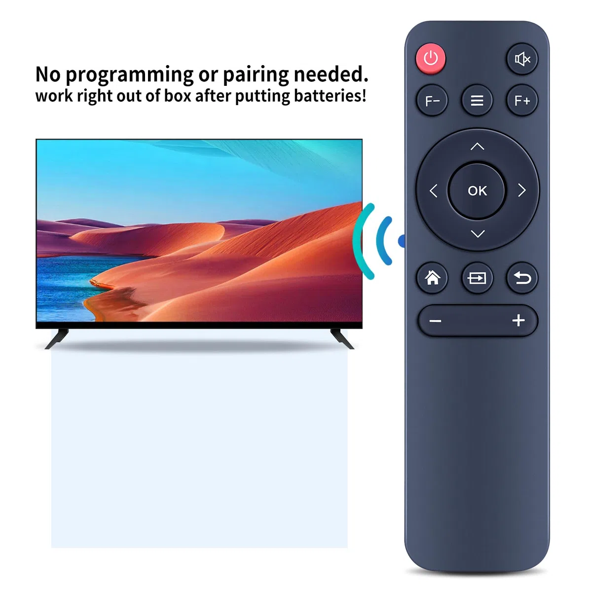 Télécommande de rechange pour mini projecteur portable VGKE TS-6 3D TOF