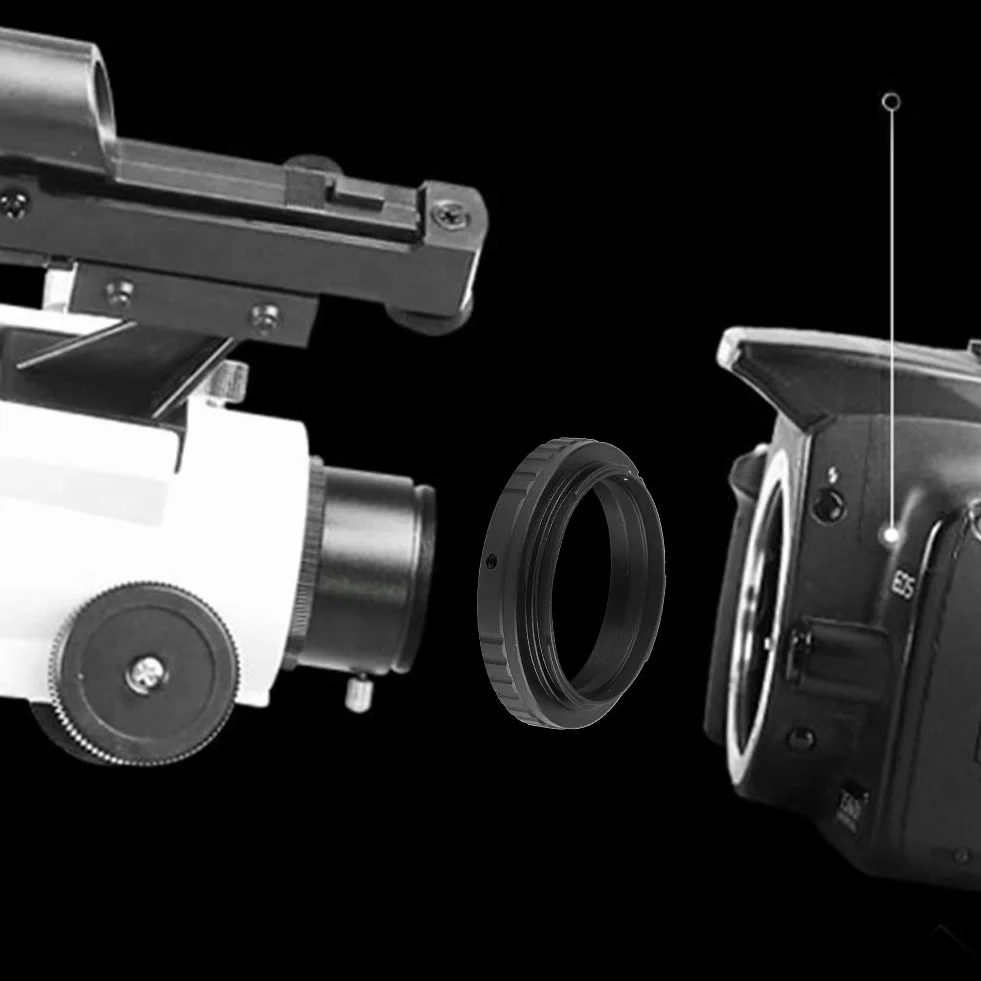 Bague d'adaptation d'objectif Bague d'adaptation M48 * 0.75 NBLentille Oculaire Télescope pour Nikon AI Canon EOS Camera(for Canon EOS)