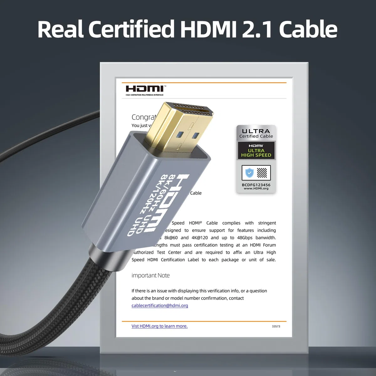 Lot de 20 câbles HDMI 2.1 8K de 3 m certifiés 48 Gbit/s ultra haut débit, 10K 8K @ 100 Hz, 4K @ 120 Hz, HDCP 2.2 et 2.3 eARC HDR 10 Dolby DTS:X, compatible avec PS5/Blu-ray/HDTV/Roku TV/Switch 2/Mac