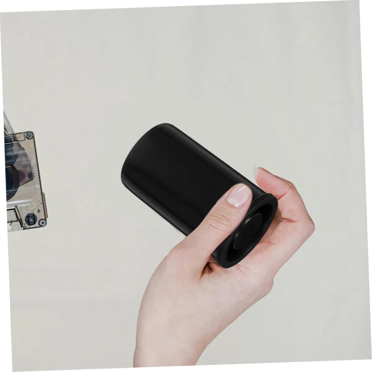 Boîtes de Pellicule Photo Noires en Abs, Lot de 20 Pièces, Design Compact et Portable avec Couvercles, pour Rangement Sécurisé des Films en Rouleau