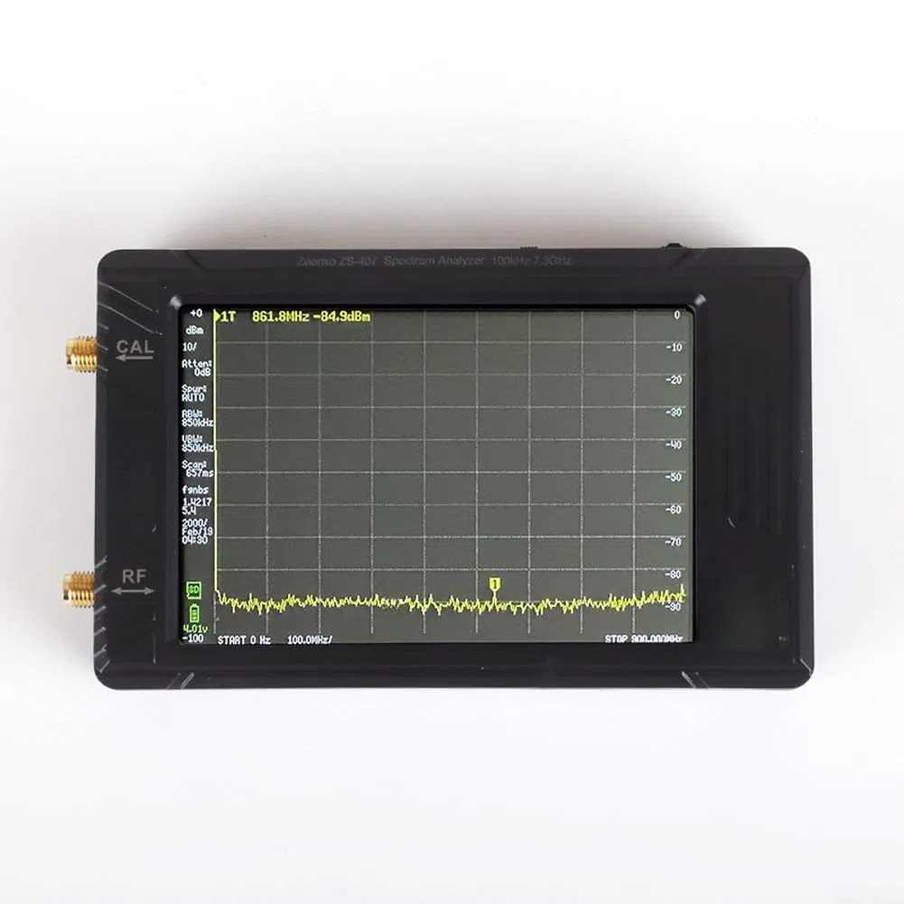 Analyseur de signal RF portable 100 kHz - 7,3 GHz - Faible bruit
