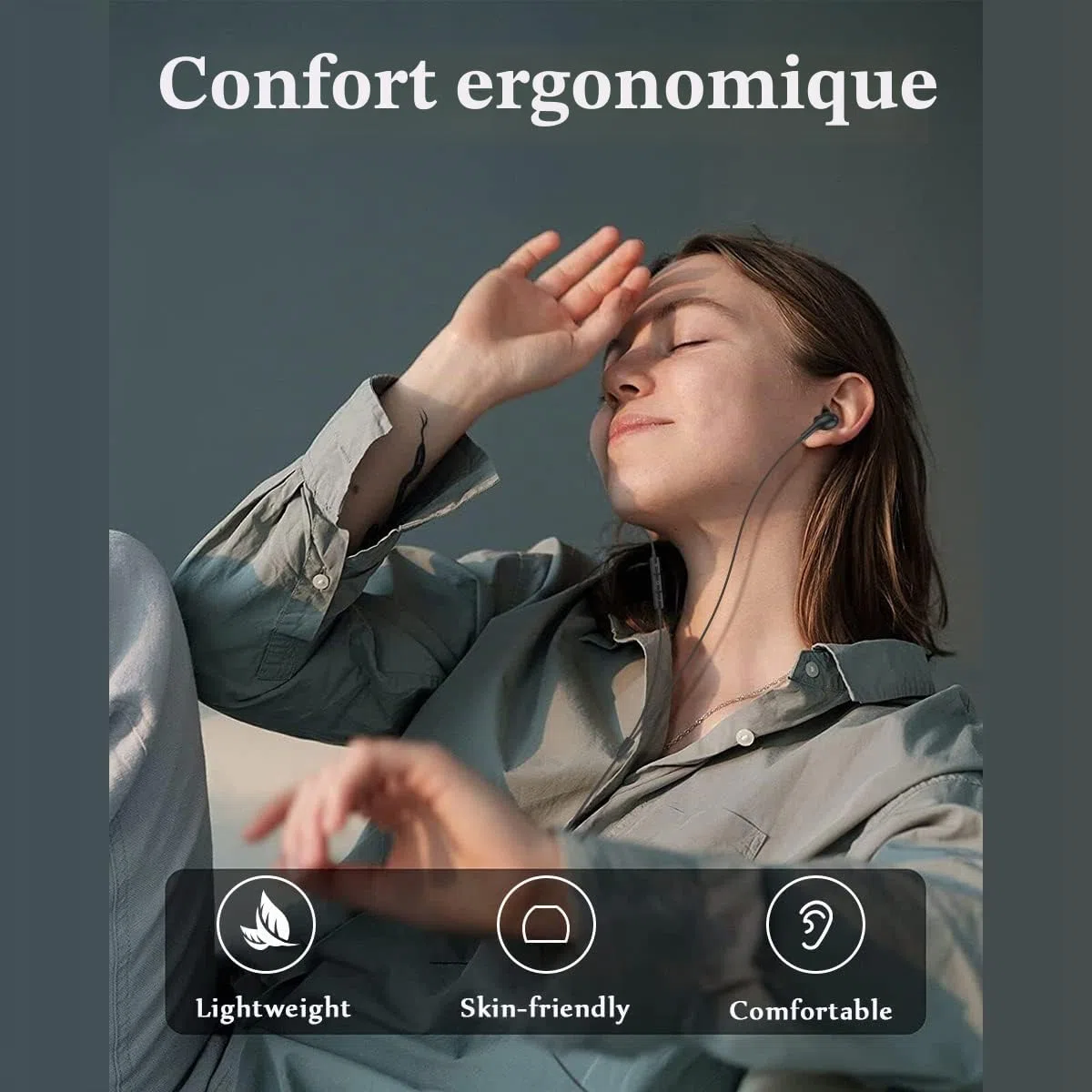 Ecouteur USB C,HiFi Stéréo Écouteurs USB C Type C Magnétique Isolation Sonore avec Micro pour Samsung S25/S24/S23/S22/S21/A56/A53/A54, Huawei P40/P30,Xiaomi 13,Google Pixel,OnePlus 9T pour iPhone15 16