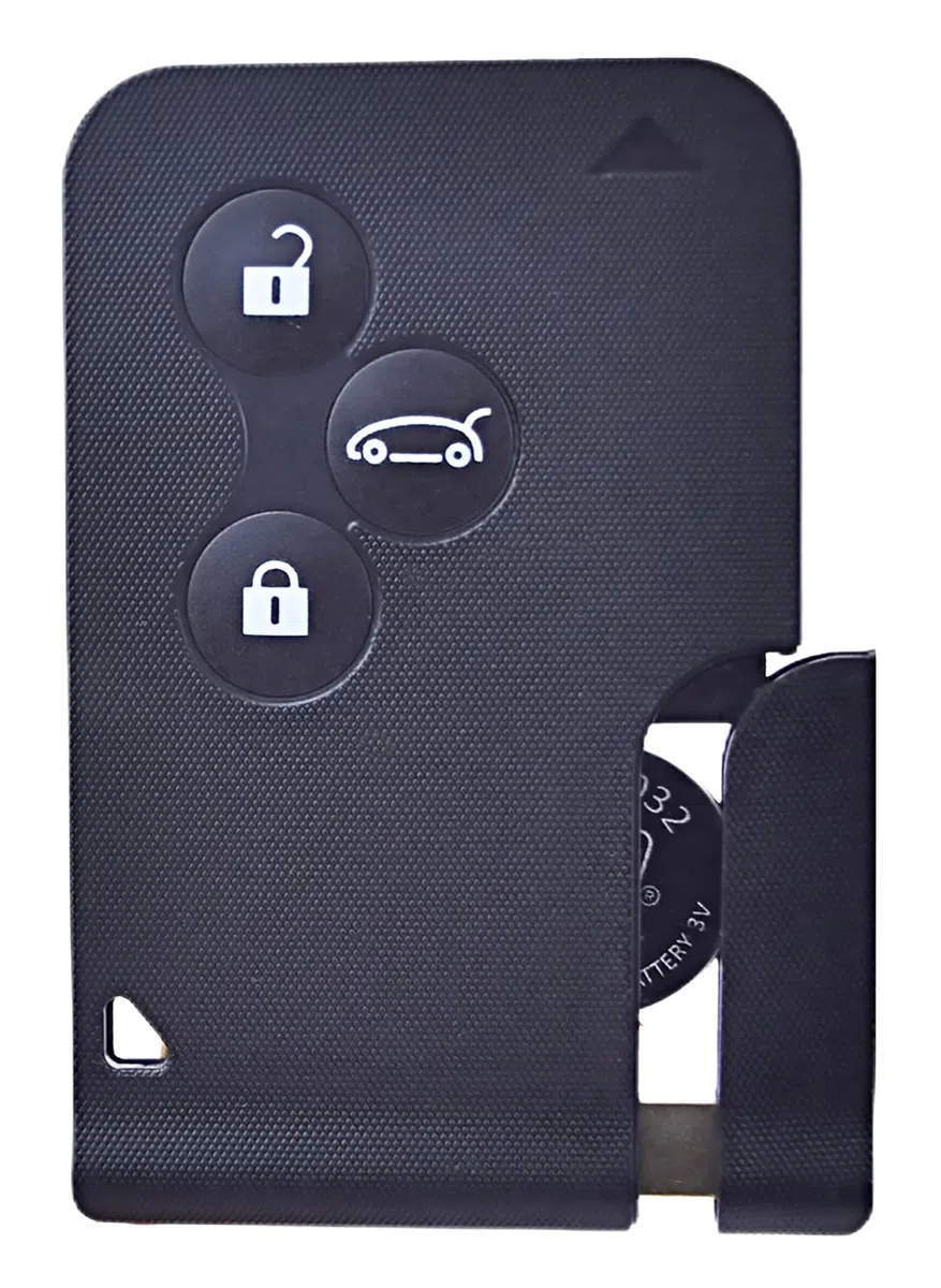 Carte Télécommande Complète + Electronique à Programmer Compatible avec Renault Megane 2 Clio 3 Grand Scenic 2 Koleos Logan 3 Boutons