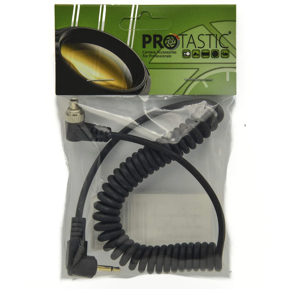 PROtastic Câble spiralé 2,5 mm vers flash mâle pour PC, 30 cm – 100 cm de long.
