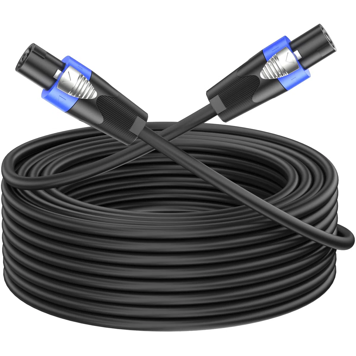 3M Speakon Câble de haut-parleur 15AWG 2 Conducteurs Wire avec Twist Lock pour DJ/PA Heavy Duty Audio Amplificateur, M-M