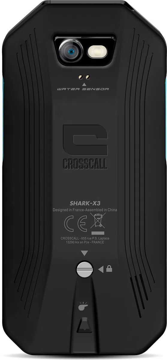 Crosscall Shark-X3 Téléphone Portable Débloqué 3G+ (Ecran: 2,4 pouces - 64 Go ROM - Single SIM) Noir