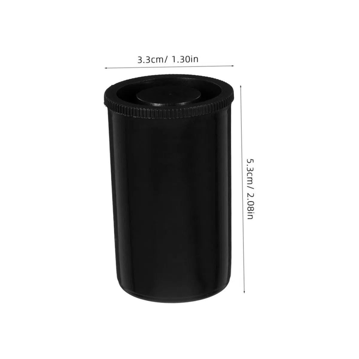 Boîtes de Pellicule Photo Noires en Abs, Lot de 20 Pièces, Design Compact et Portable avec Couvercles, pour Rangement Sécurisé des Films en Rouleau
