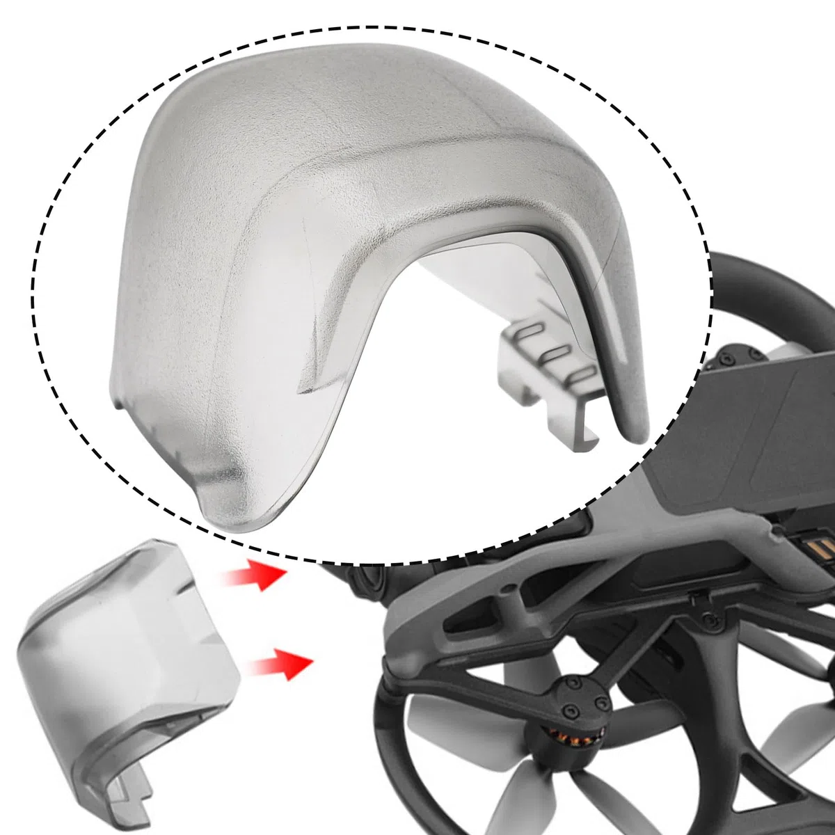 Lot de 2 Bouchons de Protection d'objectif de Caméra de Cardan Compatible avec DJI Neo 2 Drone